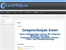 Tablet Screenshot of computerhelp24.at